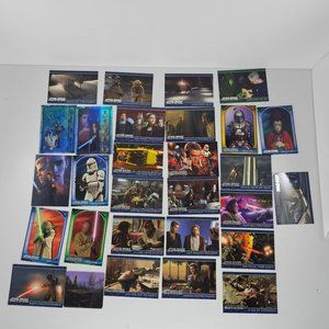 Vintage Topps Star Wars Attack Of The Clones Trading Card Lot 2002